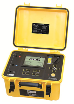 France CA CA6550 program digital insulation tester
