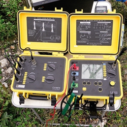 France CA CA6474 transmission line tower grounding tester