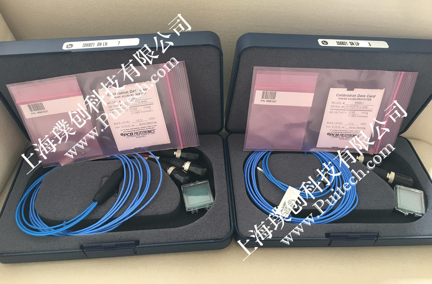 The United States PCB 356B21 three-axis acceleration sensor delivery acceptance