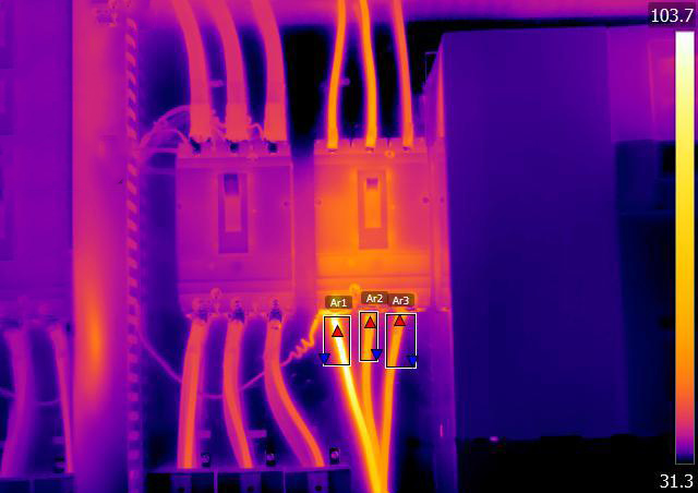Intelligent building electrical infrared detection service
